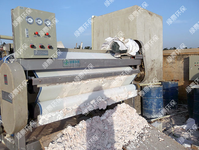 大理石切割污泥脫水 （湖南常德）
