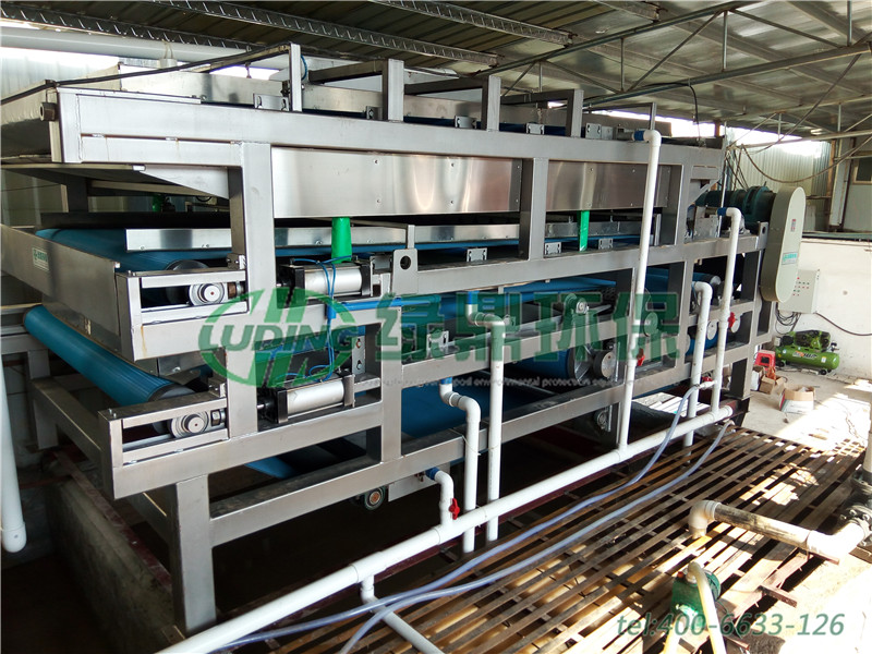 福建建筑污泥帶式壓濾機處理案例 1