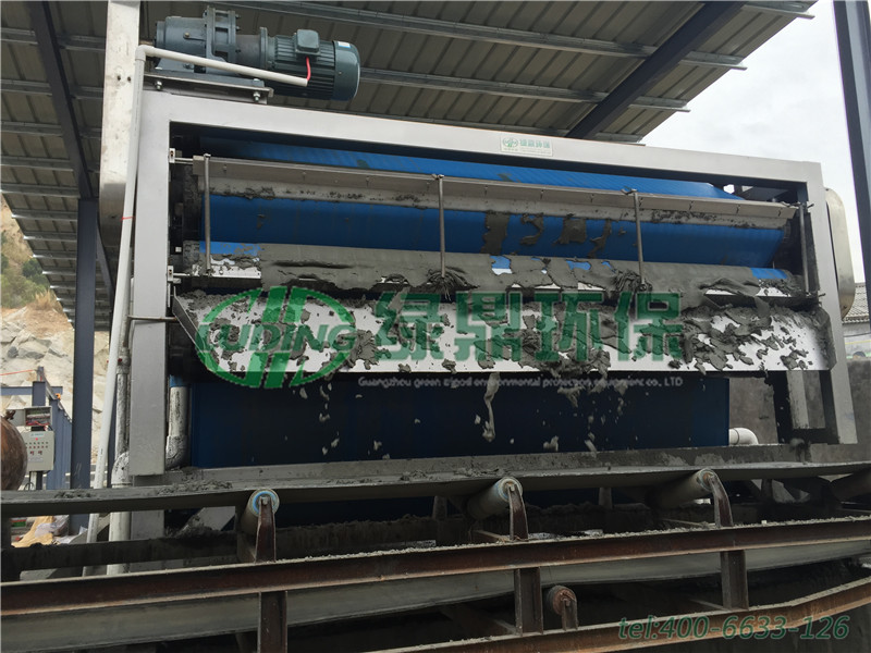 汕頭澄海帶式壓濾機(jī)處理建筑污泥案例 10