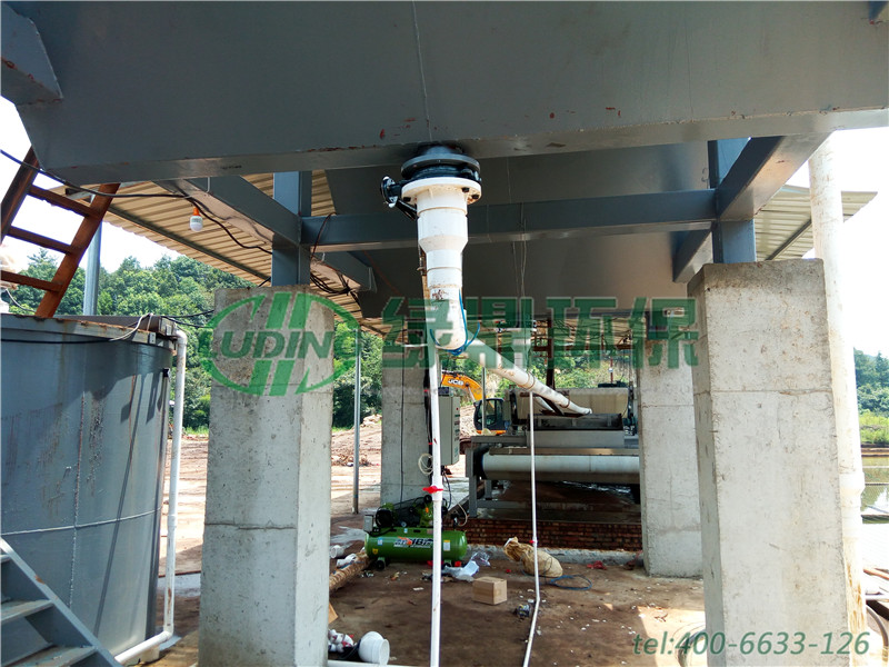湖南湘潭磷礦廠帶式壓濾機(jī)處理泥漿工程案例 5