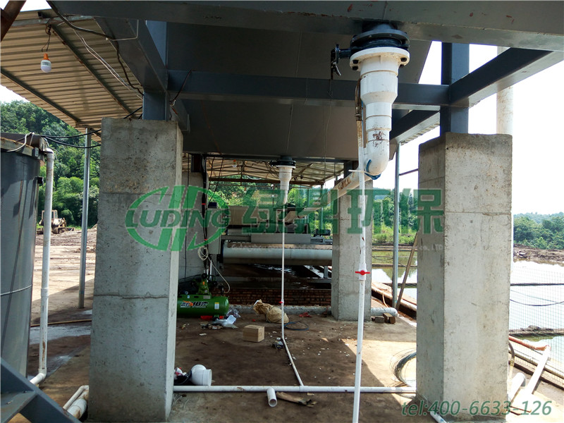 湖南湘潭磷礦廠帶式壓濾機(jī)處理泥漿工程案例 6