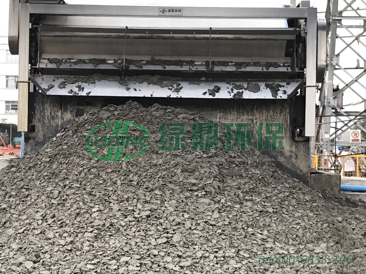 中鐵七局建筑打樁泥漿帶式壓濾機(jī)處理案例現(xiàn)場(chǎng) 9