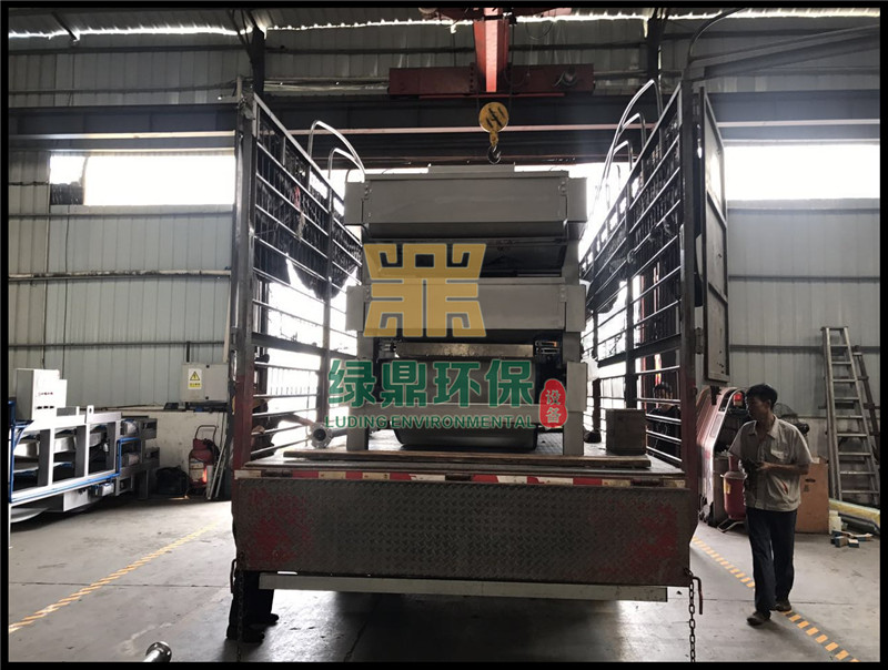 帶式壓濾機(jī)用于西沙群島工廠污水處理