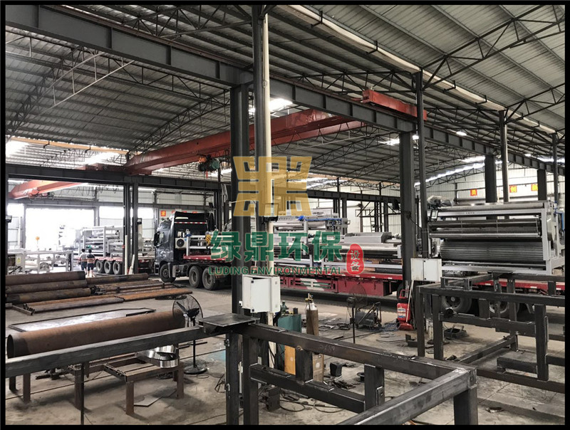 帶式壓濾機應(yīng)用六合黑臭水體整治項目