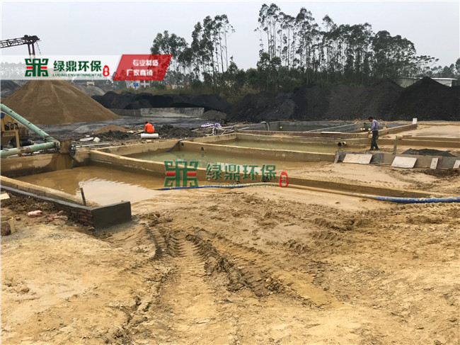 帶式壓濾機(jī)肇慶沙場(chǎng)泥漿處理工程 2
